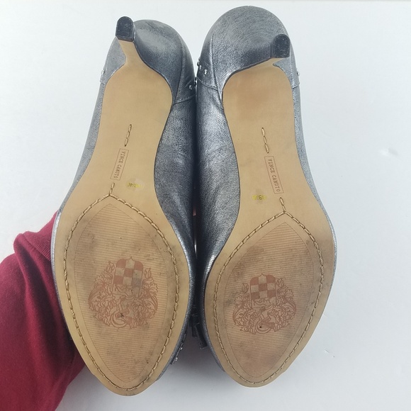 Vince Camuto size 10 Kanary Graphite Silver Heels - Picture 8 of 8